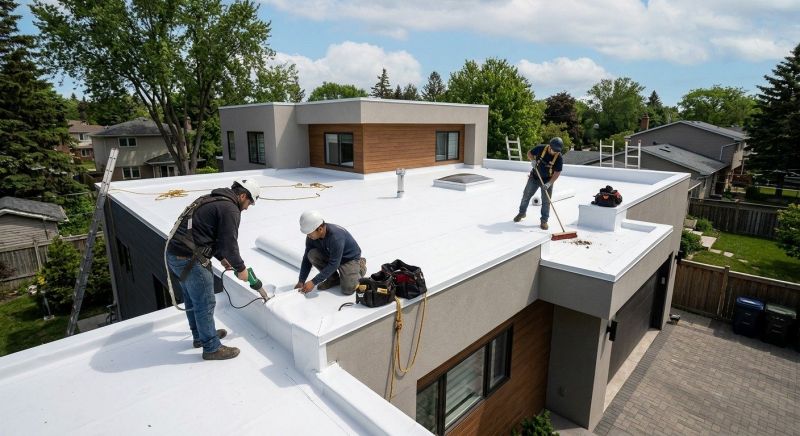 Flat Roof Installation Process